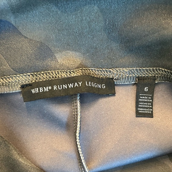 WHBM Camo Runway Leggings Women’s SZ 6 in Green Camouflage Print - Picture 6 of 7